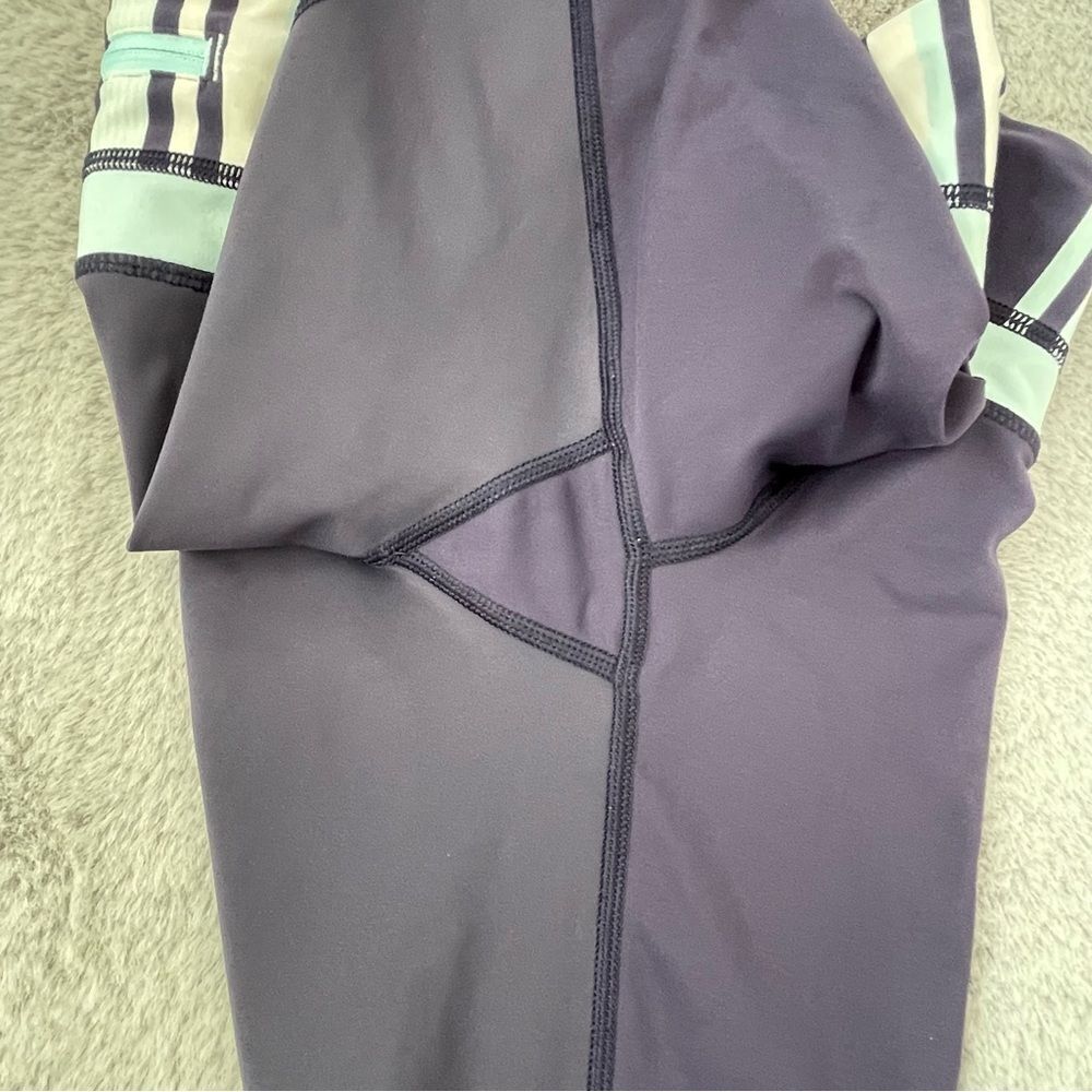 Lululemon Womens Size 4 Blue Run A Marathon II Cropped Legging - Picture 10 of 16